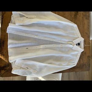 White Linen Shirt - Boss